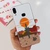 For Samsung Galaxy A10s SM-A107F Case Cute Dinosaur Astronaut Clear Silicon Soft Cover For Samsung A10s A 10 S A10 Phone Case