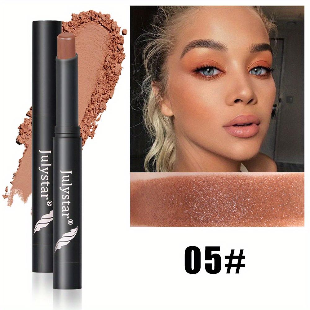 Spinning Pearl Eyeshadow Stick, Matte and Shimmer Eye Brightener Stick Zvýrazňující tyčinka na konturování stínů Voděodolný make-up očních stínů pro ženy
