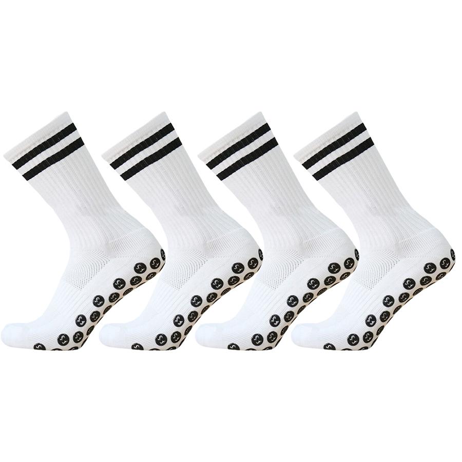 

4 пары носков для мужчин и женщин с нескользящей подошвой для футбола, баскетбола, бейсбола, регби, американского футбола, велоспорта, бега, пешего туризма, спорта EU37-45 US7-10