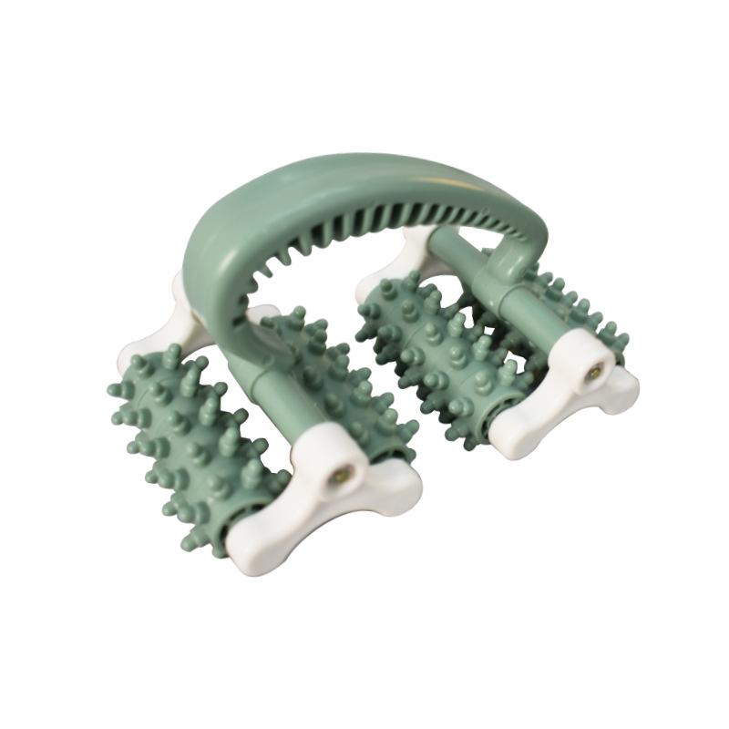 

Массажный ролик для мышц, увеличивающий фасции и антицеллюлитный ролик, инструмент для сжигания жира и миофасциального высвобождения зелёный