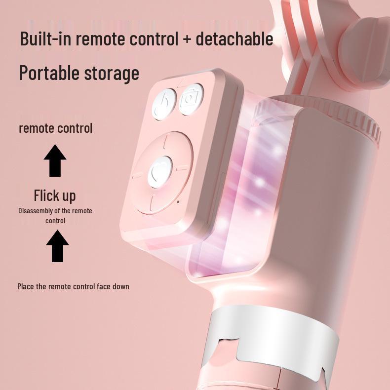 Bluetooth Selfie Stick Tripod with Remote - Portable, Retractable Phone Stand for Live Broadcasting
