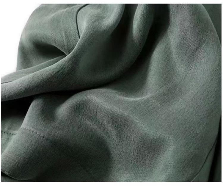 2025 European-Style Women's Wide-Leg Satin Pants for Spring & Summer