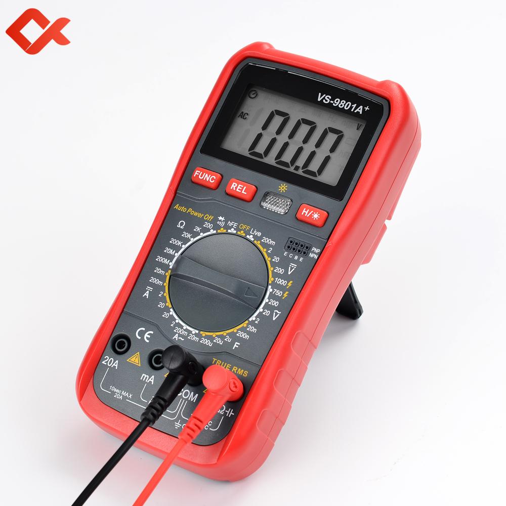 True Rms Multimeter Digital Inteligent Non-contact Voltage Detection Ac Dc Current Tester Professional Electrician Tools Vs9801a