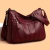Cross-border Popular Soft Leather Women's Bags, Messenger Bags, Niche High-end Sense, Large-capacity Versatile Commuter Shoulder Small Square Bags