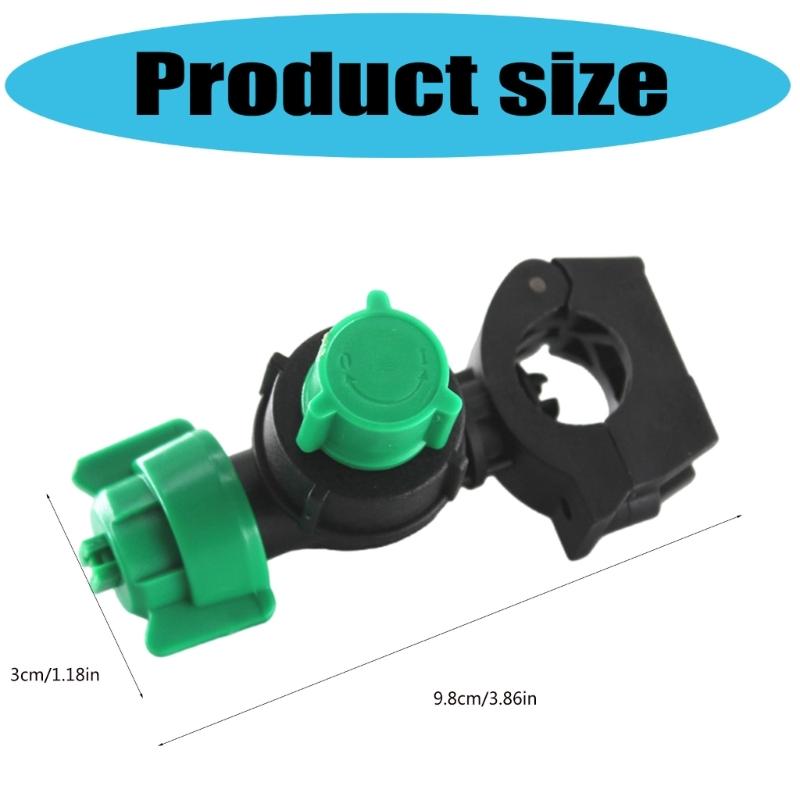 Heavy Duty Fan Pattern Sprayed Nozzles External Thread Connection Anti Leakage For Greenhouses Farming Equipment 10 Pack