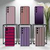 Stripe Pattern Phone Case For Samsung Galaxy A73,A72,A71,A70,A53,A52,A51,Others Soft Black Cover