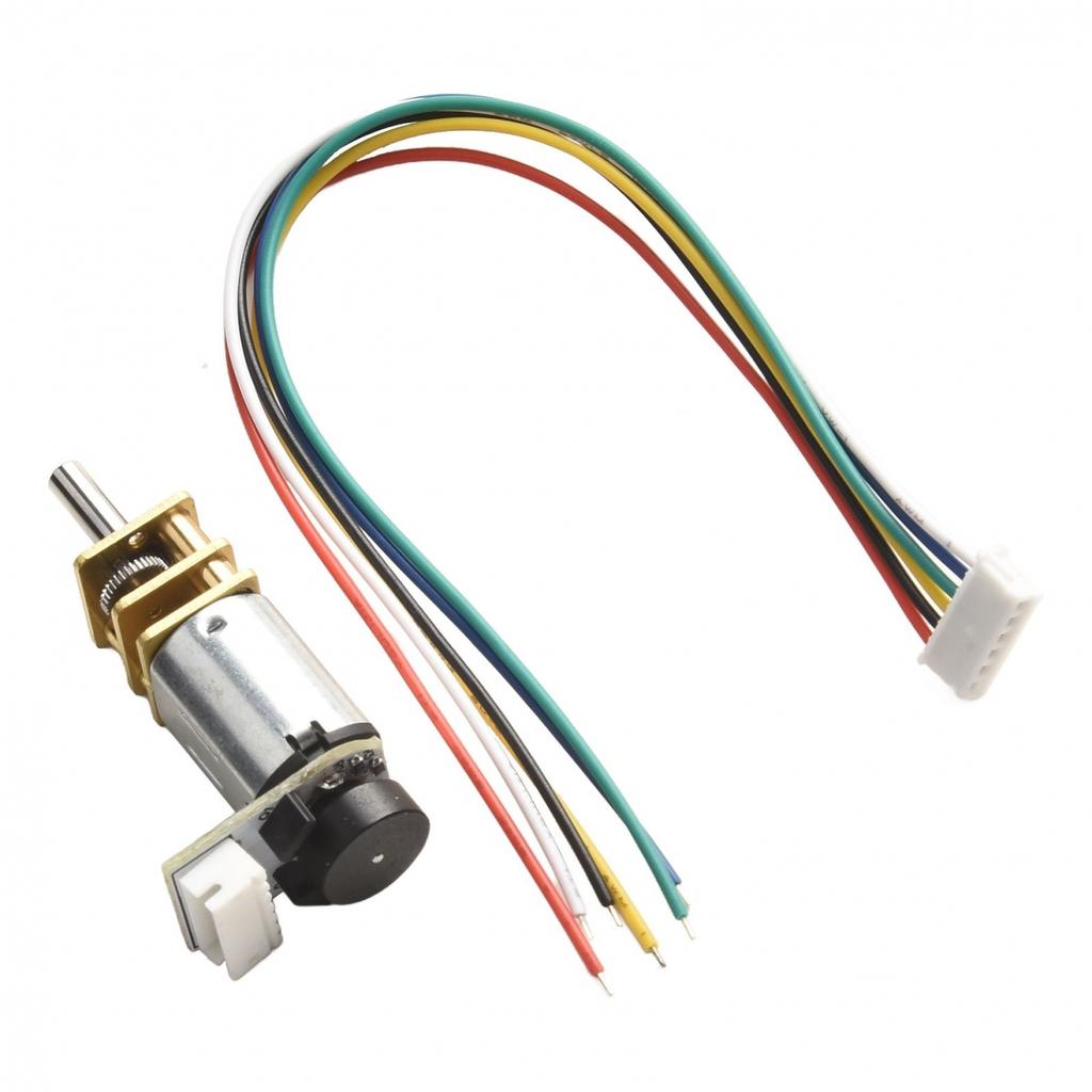 For N20 Encoder Metal Gear Motor 6V Suitable for RC Cars and Airplanes