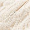 Xiangying Women's Lace Square Neck Puff Sleeve Dress