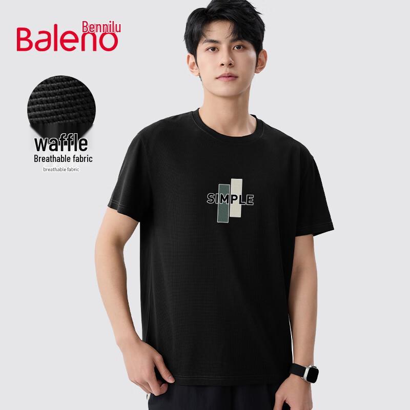 

Baleno Men s Waffle Knit Short Sleeve T-Shirt L