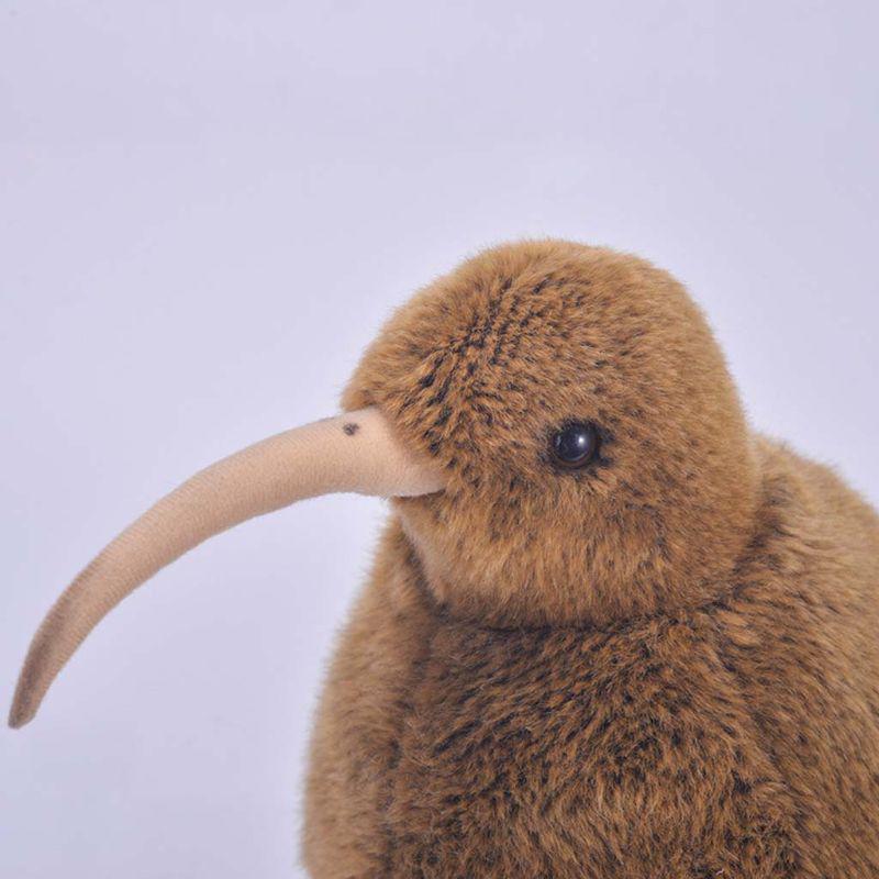 Simulation Kiwi Bird Plush Doll Stuffed Animal Soft Cuddly Toy Home Car Decor