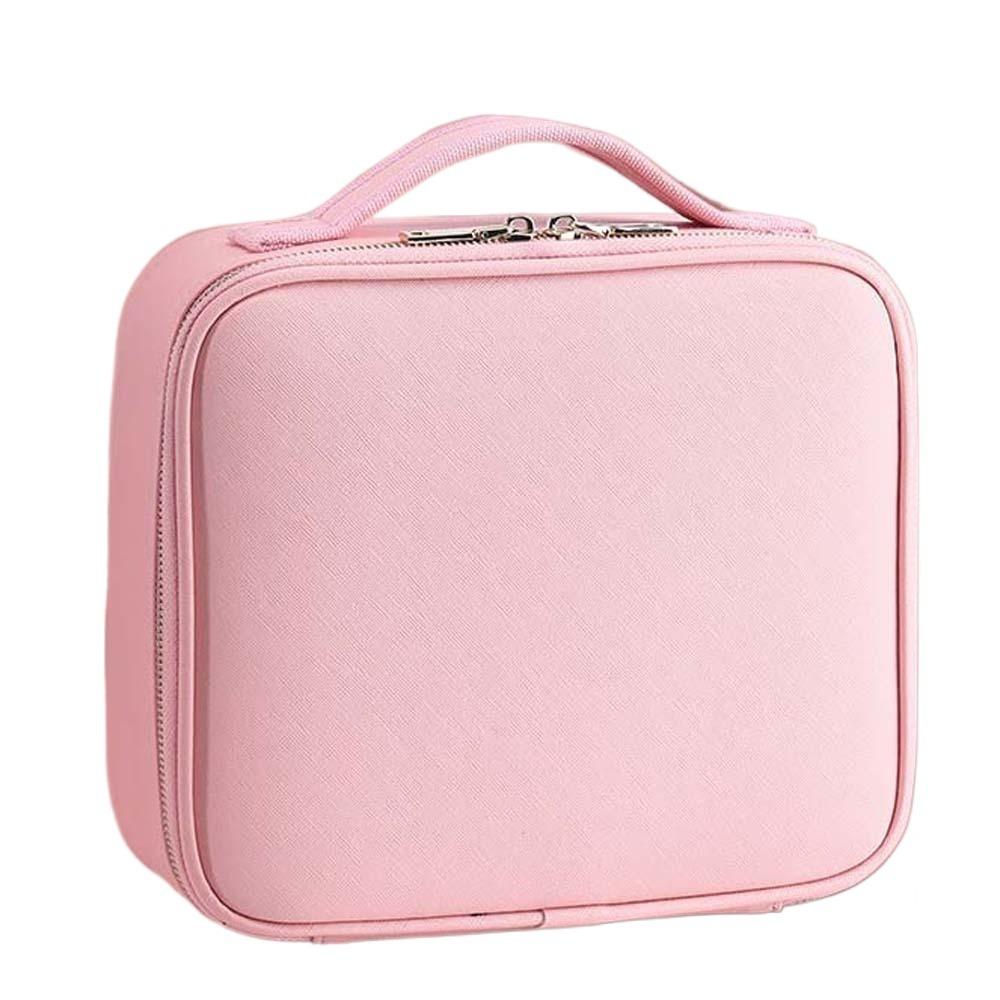 

Anti-Splash Water Cosmetic Bag Suitcase Large Capacity Portable Cosmetic Case Cosmetician розовый