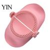 Safe Food Grade Plastic Stainless Steel Empanada Maker Press, 2-in-1 Dumpling Mold with Dough Cutter Easy Kitchen Utensil for Ravioli Pierogi