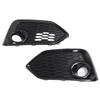 1 Pair Fog Lights Trim Bezel Cover 71108TGGA30 Gloss Black Fog Lamp Trim Grille Cover for Civic Si Coupe Hatchback