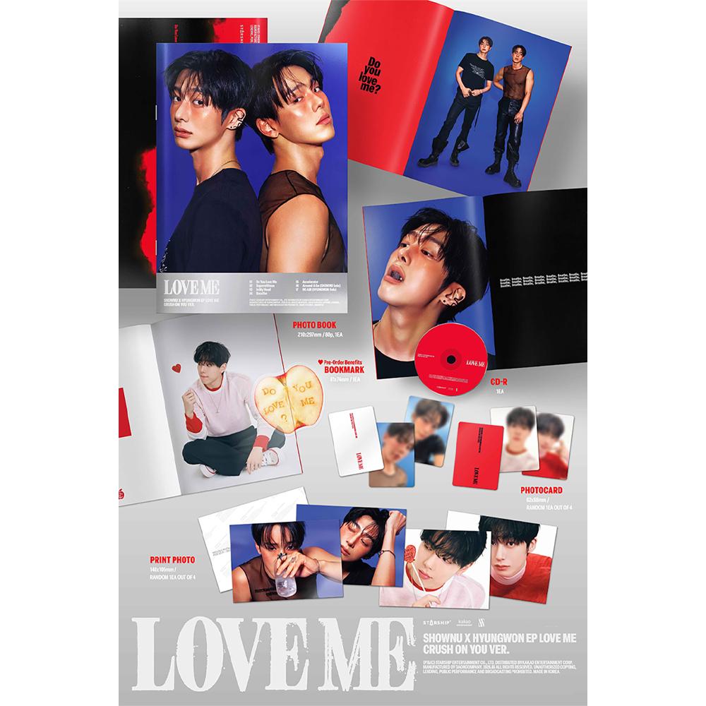[Pre-order] SHOWNU X HYUNGWON - EP : LOVE ME