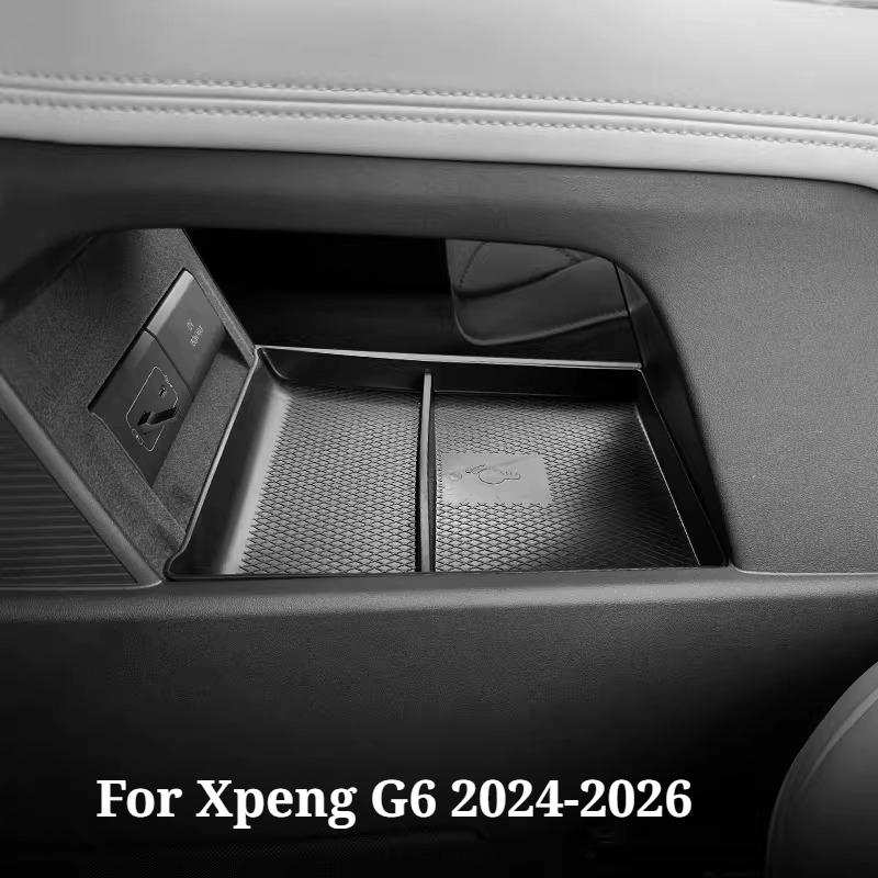 For Xpeng G6 2026 2025 2024 2023 Car Center Console Under Storage Box Sorting and Finishing Board Interior Accessories
