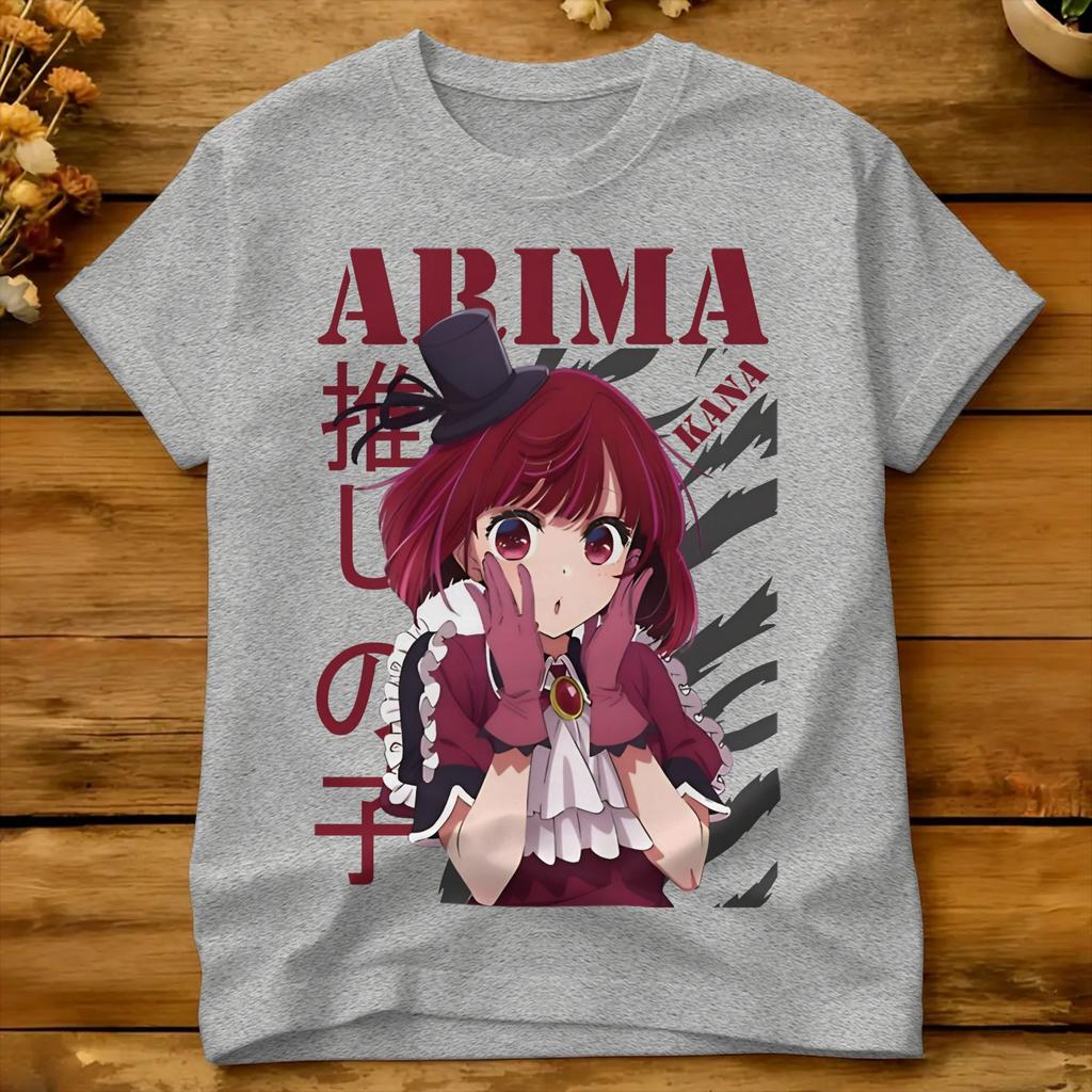 Arima Kana Tshirt Beach Oshinokos Cotton Tshirts For Unisex Custom Logo Tee Shirt Shortsleeve Vintage Tops