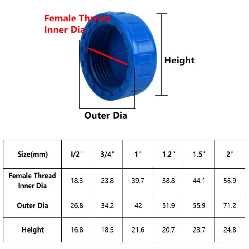 1/2 3/4 1 1.2 1.5 2 Inch PVC Pipe Female Threaded Connector Straight Elbow Tee 3-Way Adapter For Garden Irrigation Aquarium Pipe