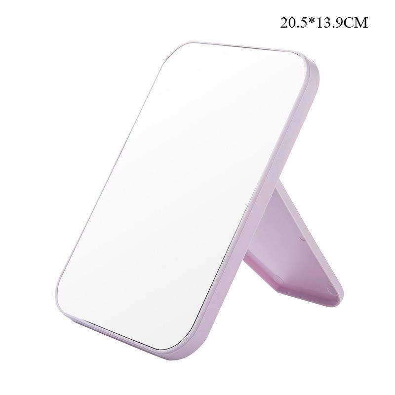 

Настольное зеркало для макияжа высокой четкости Женское зеркало для макияжа для ванной комнаты Настольное простое складное зеркало для макияжа фиолетовый