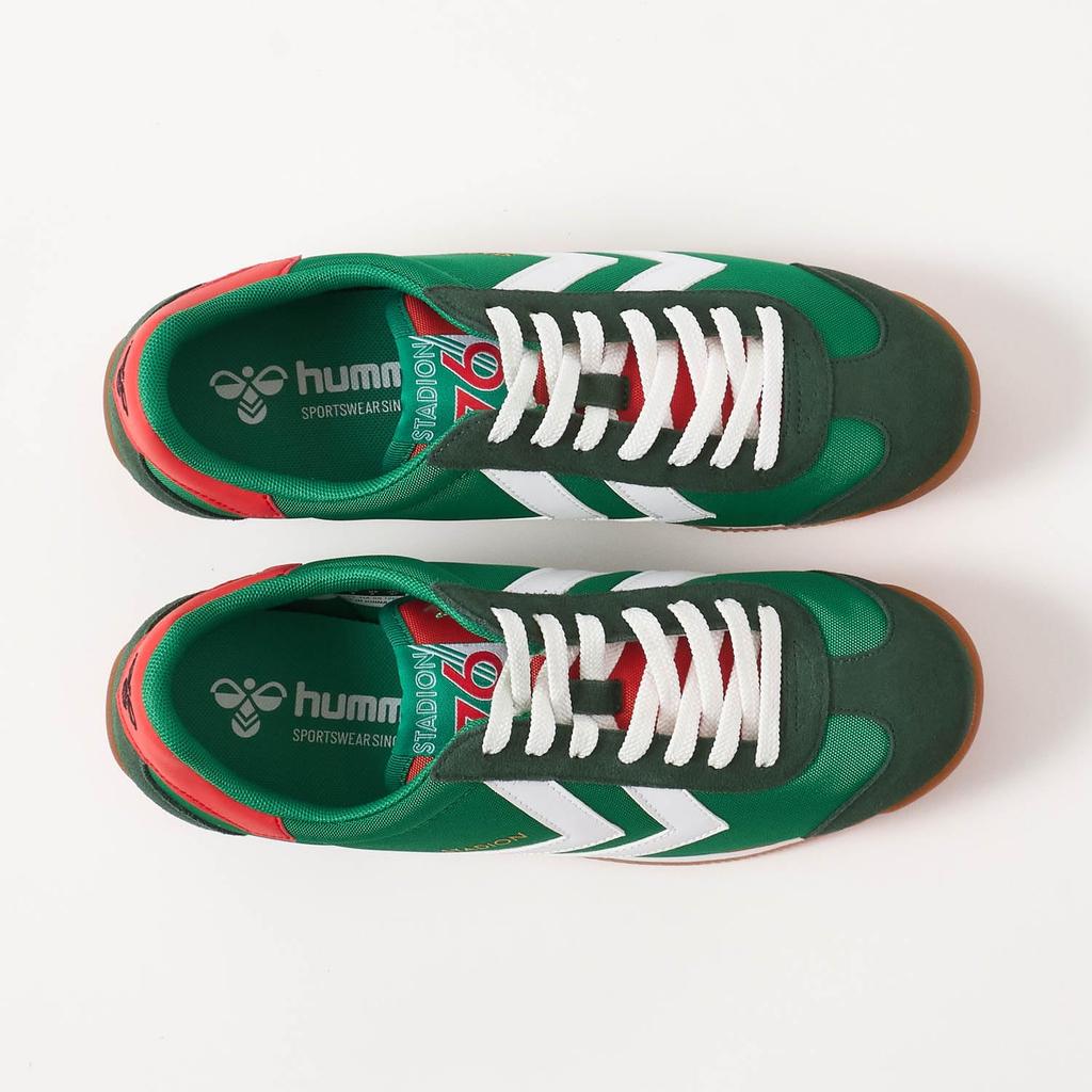Hummel STADION NYLON Größe cm GRÜN/WEISS (6132) Sneakers, 24.0