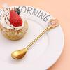 Stirring Spoon Flower Multifunctional Anti-scratch Beautiful Long Handle Dessert Snack Kid's Scoop Restaurant Supplies