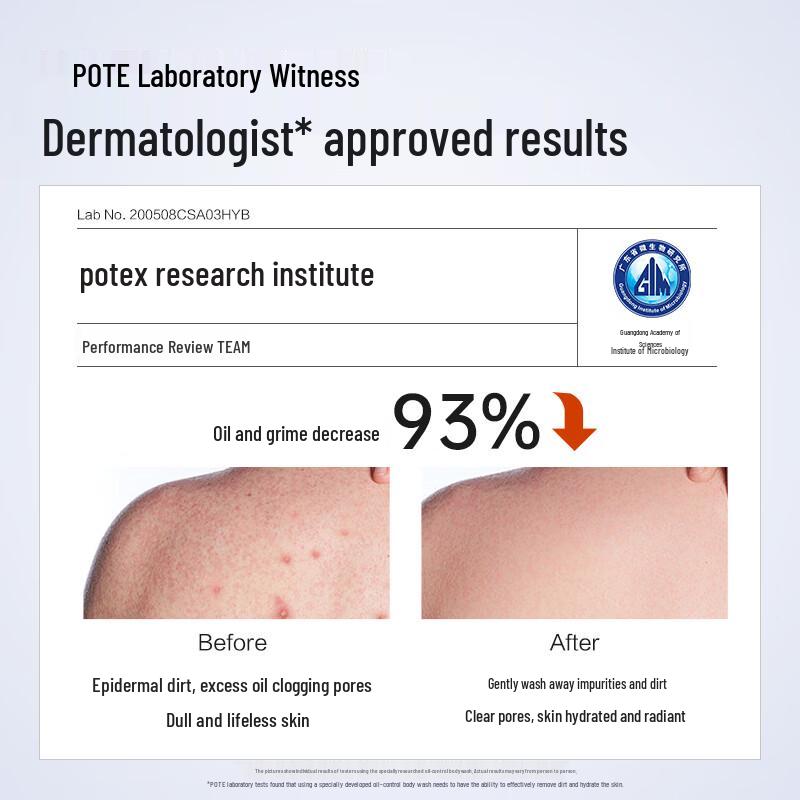 Pote Sea Salt Oil Control Shower Gel