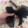 Elegant Sweet Key Ring Ornament Car Key Accessories Creative Lace Bow Pendant  Backpack