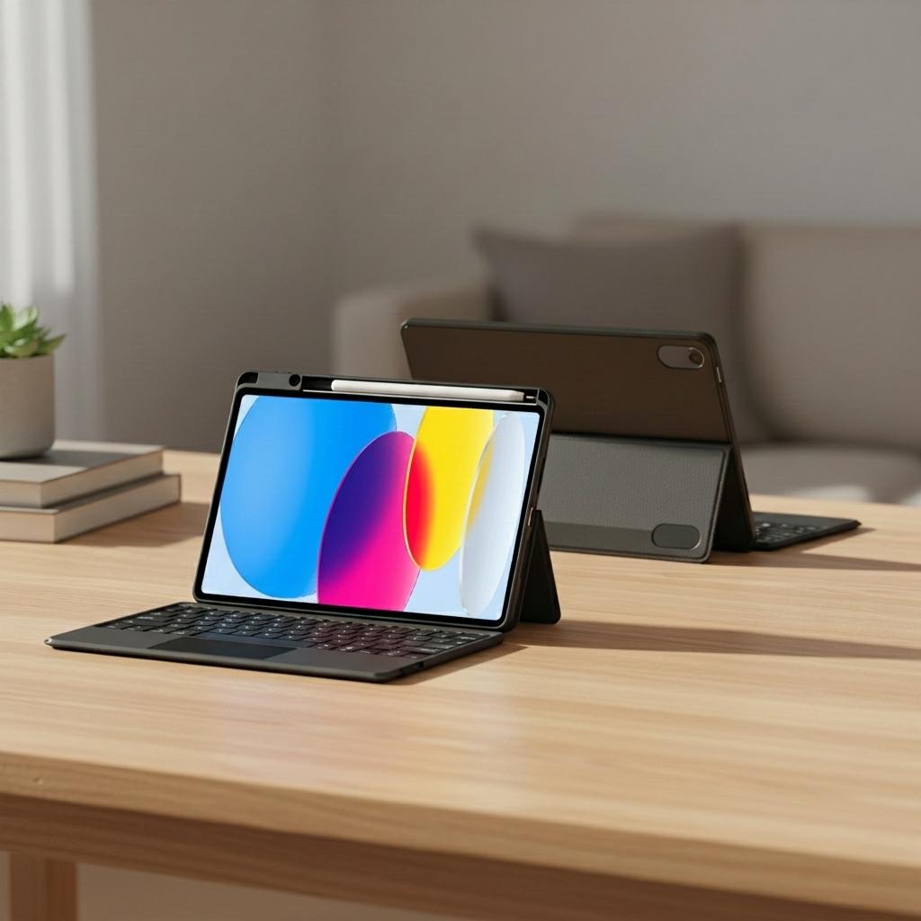 Spot Direct Sales Integrated Office Keyboard for iPad 11th A16 with Built-in Touchpad and Portable Magic Keyboard