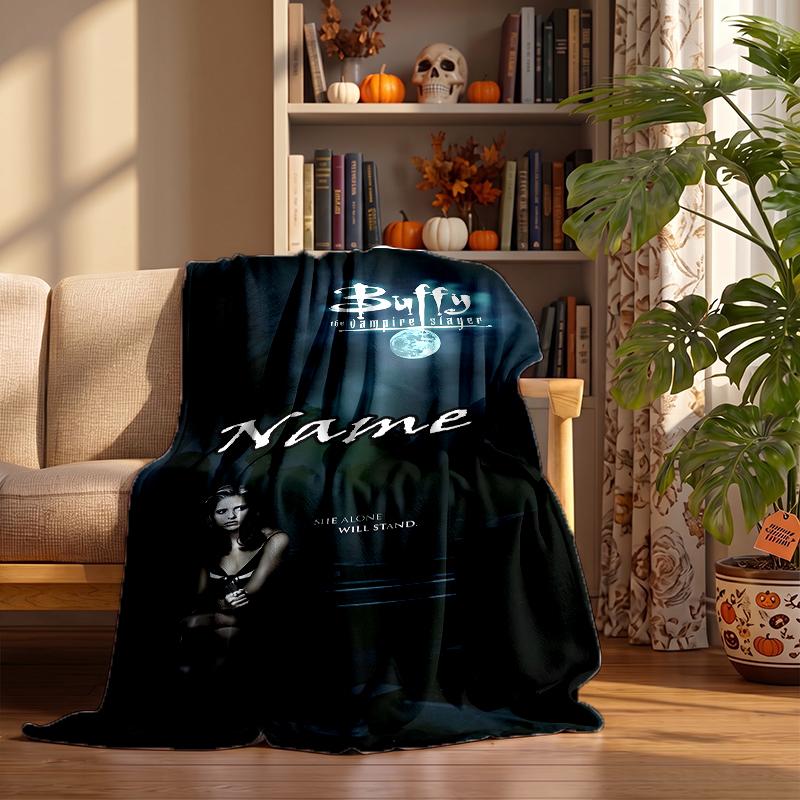 Buffy l'ammazzavampiri Coperte di flanella personalizzate Morbide Calde Accoglienti Plaid per Decorazioni per la casa Regali di Natale