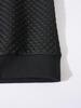 2025 Spring & Autumn Waffle Knit Solid Color Jacquard Hoodie