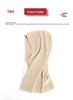 12-gauge Ribbed Cashmere Hooded Neck Warmer with Ear Protection - Unisex Thick Warm Hat