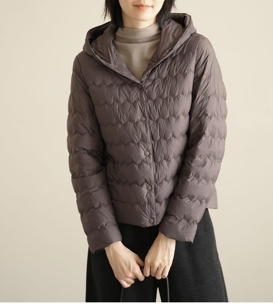 Graphene Hooded Lightweight Down Jacket