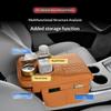 Multi-Function Car Armrest Box- Storage Booster Pad Center Console Tissue Box And Water Cup Holder Vehicle Armrest Cushion Cover