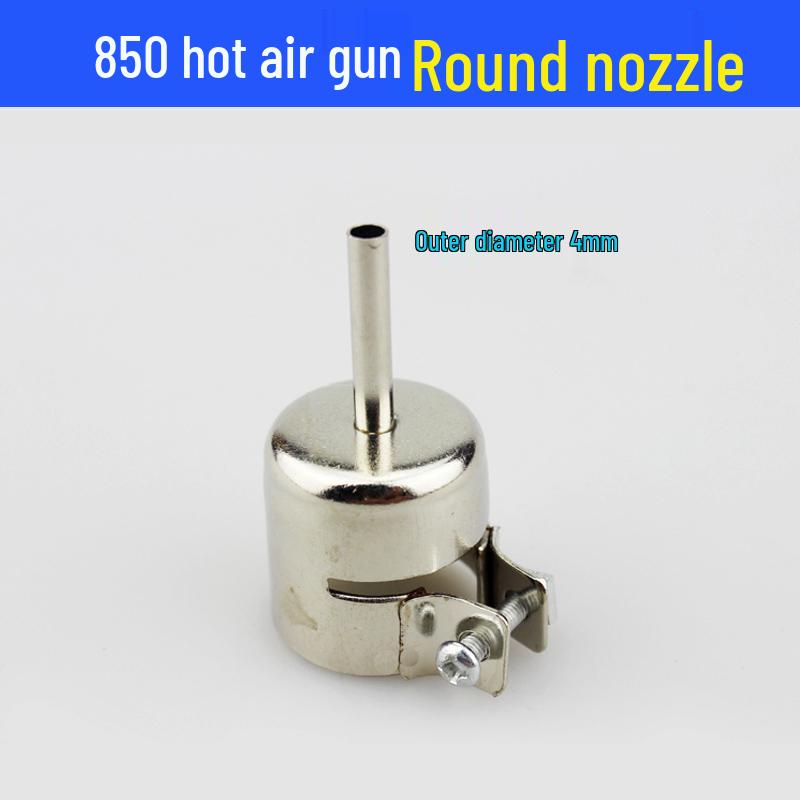 Universal Hot Air Gun Nozzles 850 852 858: Desoldering Station Square & Round Steel Mesh Nozzles