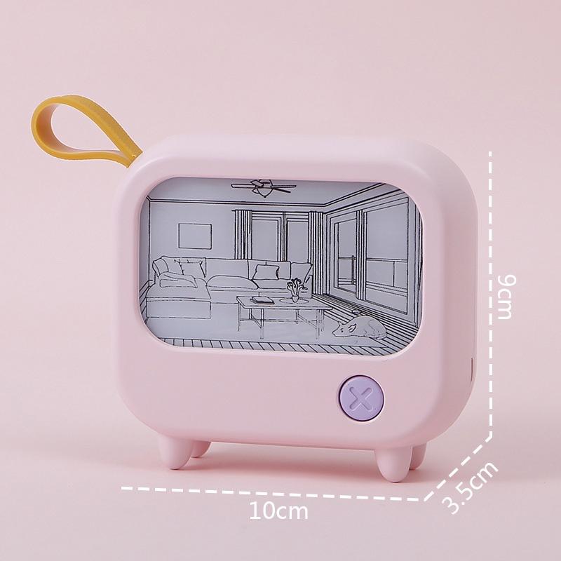 Led Light Painting USB Plug Dimming Night Lamp Gift Cartoon Night Light Night Art Frames USB Plug Decorative Lights Gifts 2 Color Change