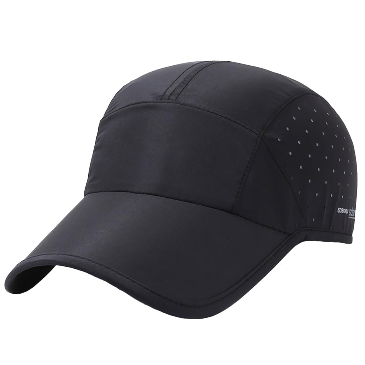 

Mesh Sun CZA209 [White Fang] Hat, Cap, Lightweight, Protection, Simple, Sports, Men s, Women s, (Black) чёрный