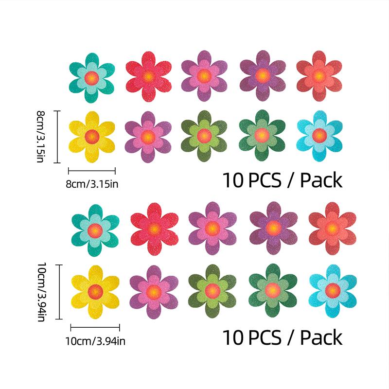 

Removable Anti Slip Shower Stickers, 12 Pack Non Slip Bathtub Stickers with Frosted Surface, Waterproof Safety Grip Decals for T