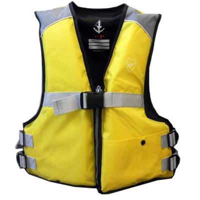 Fine Japan Simple Floating Vest with Whistle Yellow Free Size FV-6127