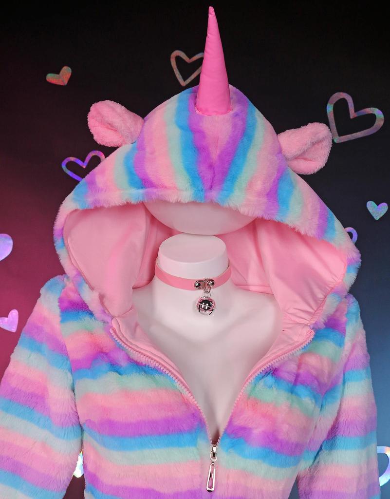 Mobbunny Beautiful Fluffy Outfit Disguise Women's Costume, Cosplay, Anime, Game, Homewear, Pajamas, Bodysuit, Leotard, Hoodie, Animal-Style