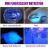 Portable 365nm UV Flashlight Ultraviolet Blacklight USB Rechargeable Purple Linternas Carpet Pet Urine Detector Catch Scorpions