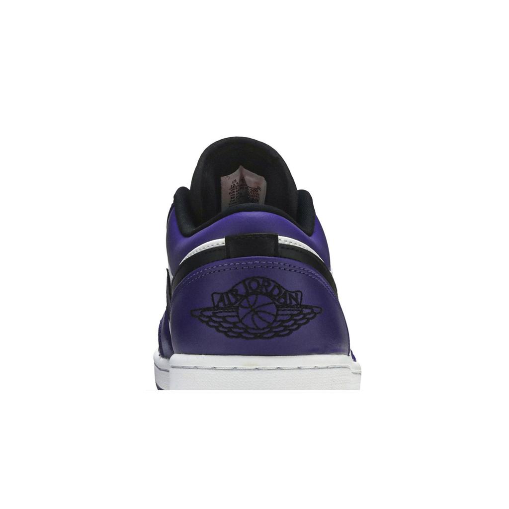 Air Jordan 1 Low 'Court Purple' (Unisex) White / Court Purple / Black Vintage Basketball Shoes 553558 500