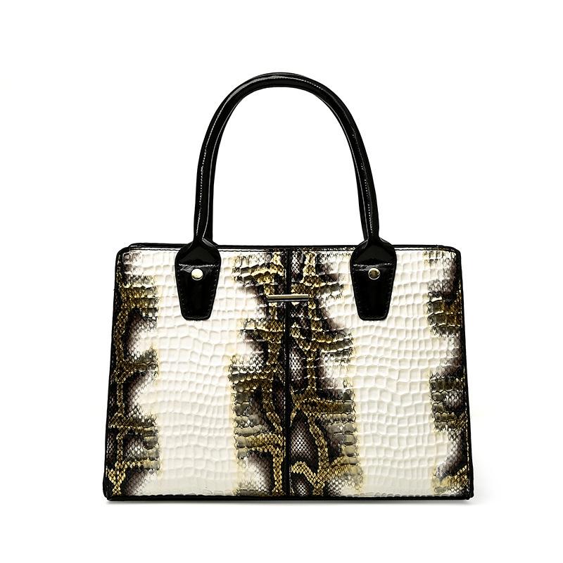 

Сумка зі зміїним малюнком жіноча зимова ретро жіноча сумка для матері модна портативна сумка через плече великої місткості Single pack