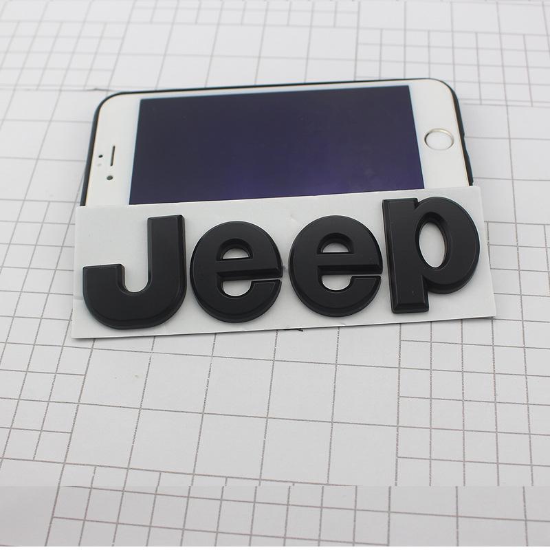 Jeep Car Logo Stickers for Compass, Cherokee, Wrangler