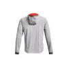Under Armour Rush Series Color Block Zip Training Hoodie Men Gray 1366186-066