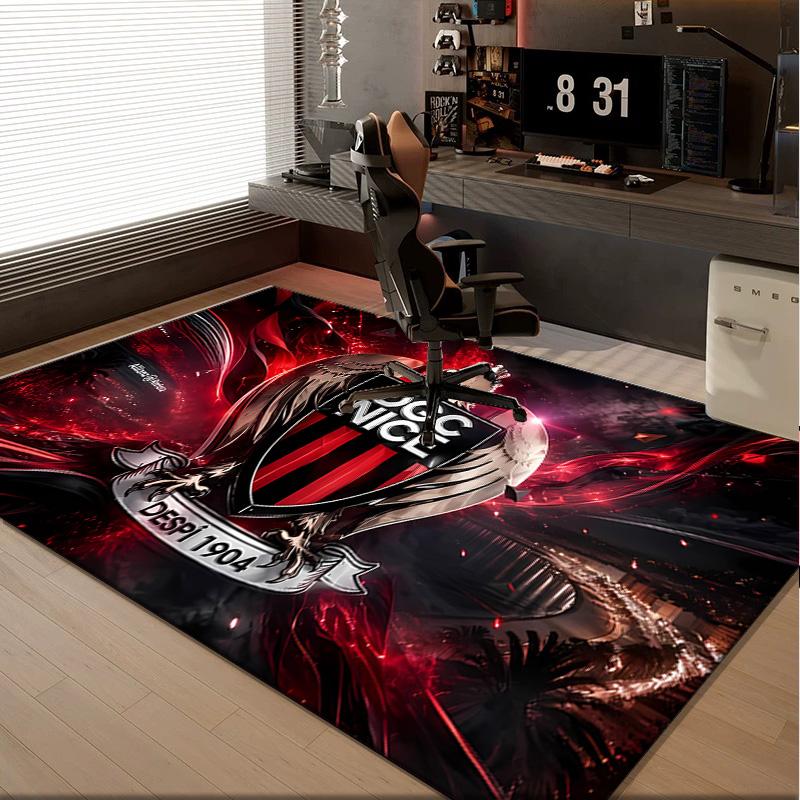 1PC rug Ogc Nice Crest Carpet, Chair Rug,Area Rug for Office Bedroom living rooms bedroom, Doormat decor Christmas fan gifts