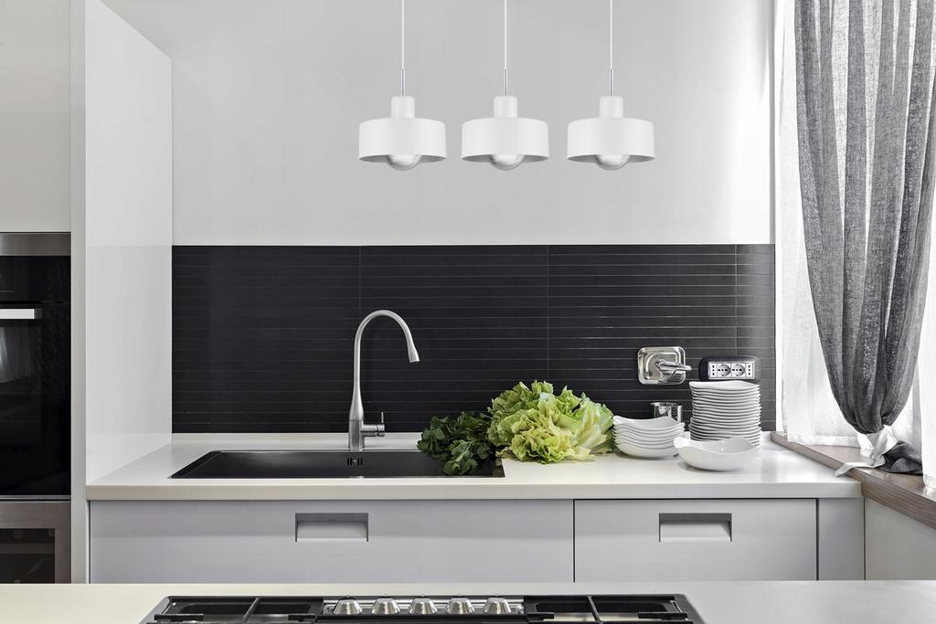 MODERN CEILING HANGING LAMP, METAL LAMPSHADE