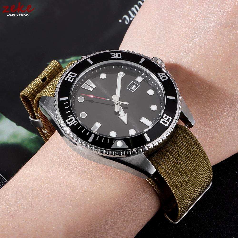 Nylon Watch Band 18mm 20mm 22mm Comfortable Watch Straps Military Watch Strap for Men Women Watchbands Braided Woven Wristband