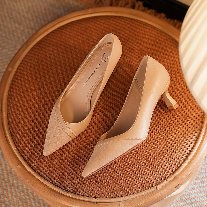 3cm/5cm/7cm Women's Luxury Pumps Heels Party Wedding Stiletto Office Women's Pointed Toe Fashion High Heels Women