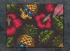 SZKLANA DESKA DO KROEJNIA 30x22 ANANAS