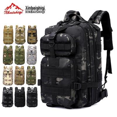 Zaino Tattico Mimetico 3P: Piccola Borsa da Esterno e da Viaggio con Tracolla per Zainismo e Alpinismo