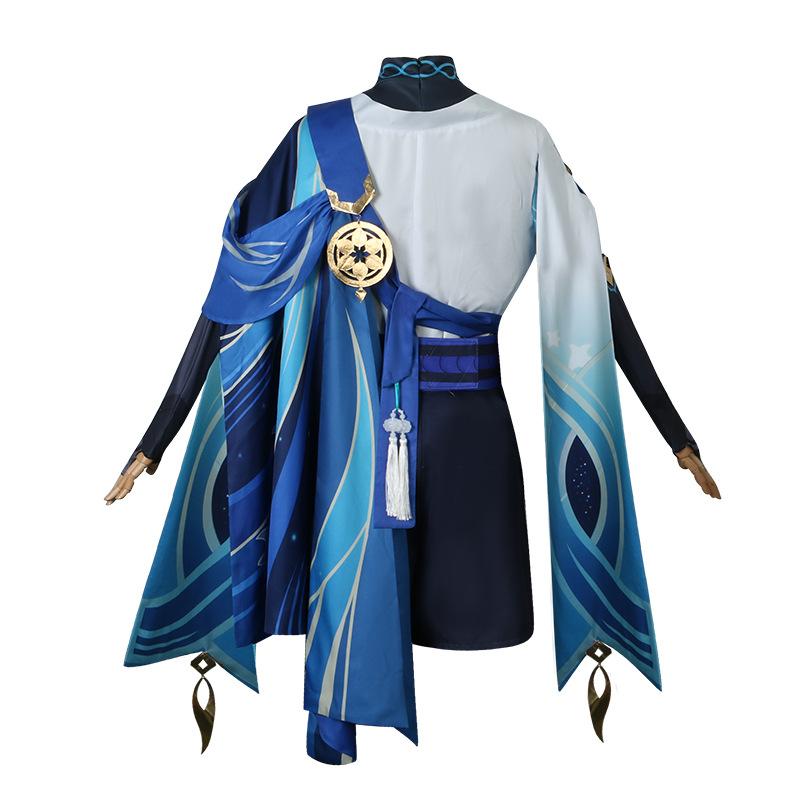 Servizio cosplay originale god cos wanderer cosplay schermagliatore wanderer abbigliamento anime gioco parrucca tuta c